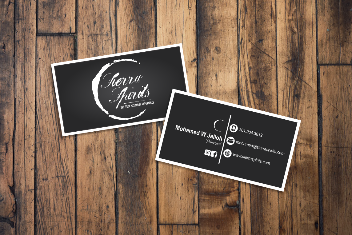 Visitenkarten-Design von NadineS für Sierra Spirits | Design #4104643