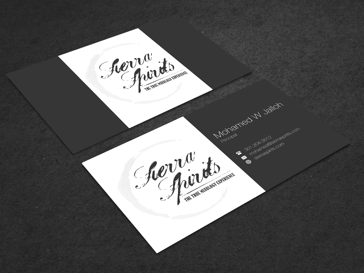 Visitenkarten-Design von Creative dreams für Sierra Spirits | Design #3886101