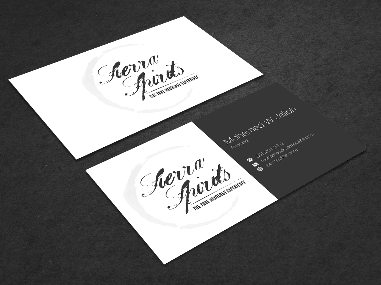 Diseño de Tarjeta de Presentación por Creative dreams para Sierra Spirits | Diseño #3886103