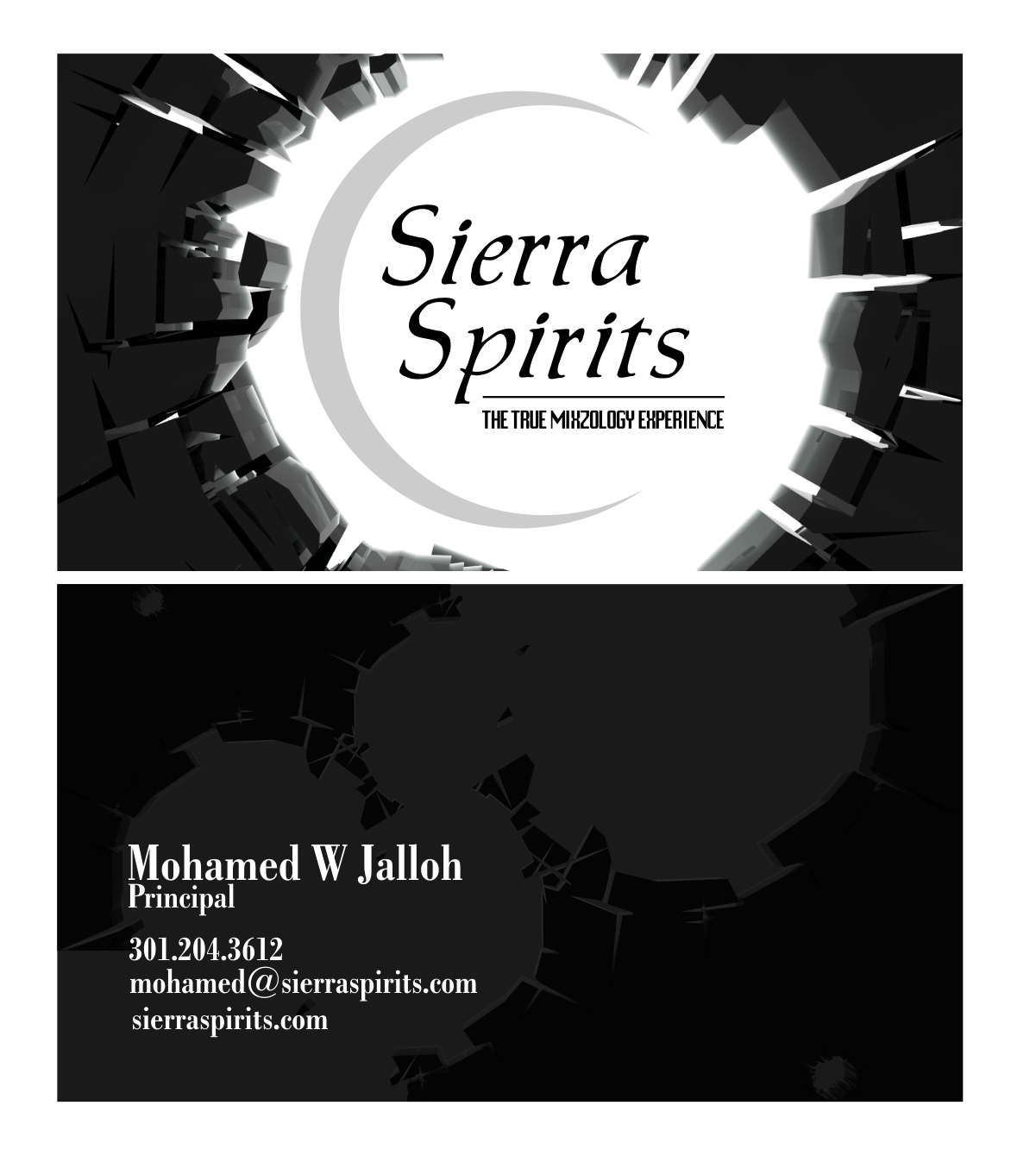 Business Card Design by kamesama for Sierra Spirits | Design #3886346