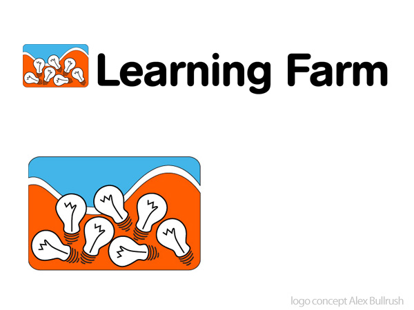 Logo-Design von Alex Bullrush für Learning Farm | Design #1042035