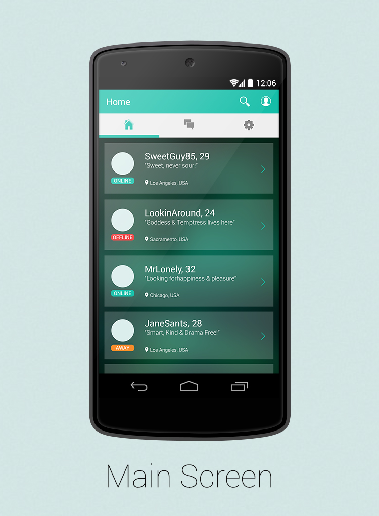 Diseño de aplicación (App) por iLexter para Marketbridge Technologies, Inc. | Diseño #3956640