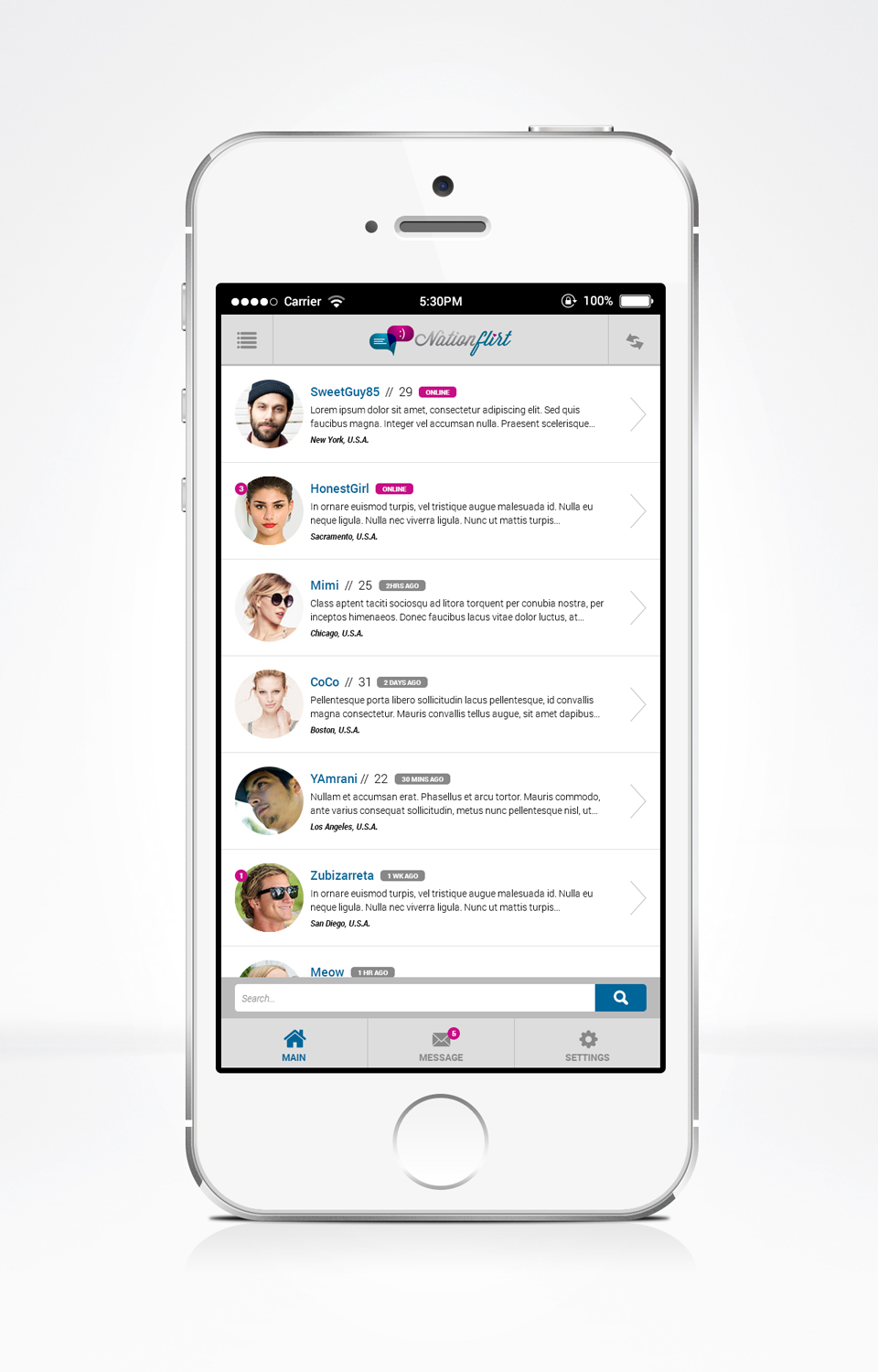 App Design by MIND for Marketbridge Technologies, Inc. | Design #3902114