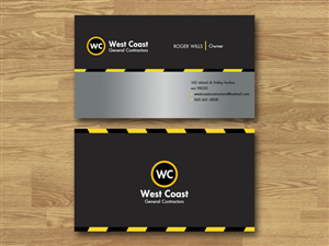 construction co.logo(ie.highway,heavy equip) | Business Card Design by Adrian P