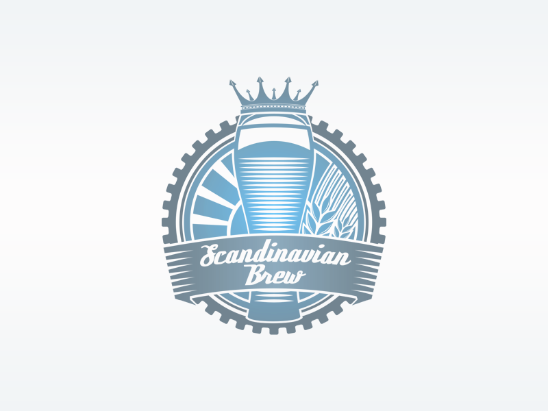 Logo Design by Hypergraph® for Scandinavian Brew AS | Design #3983516