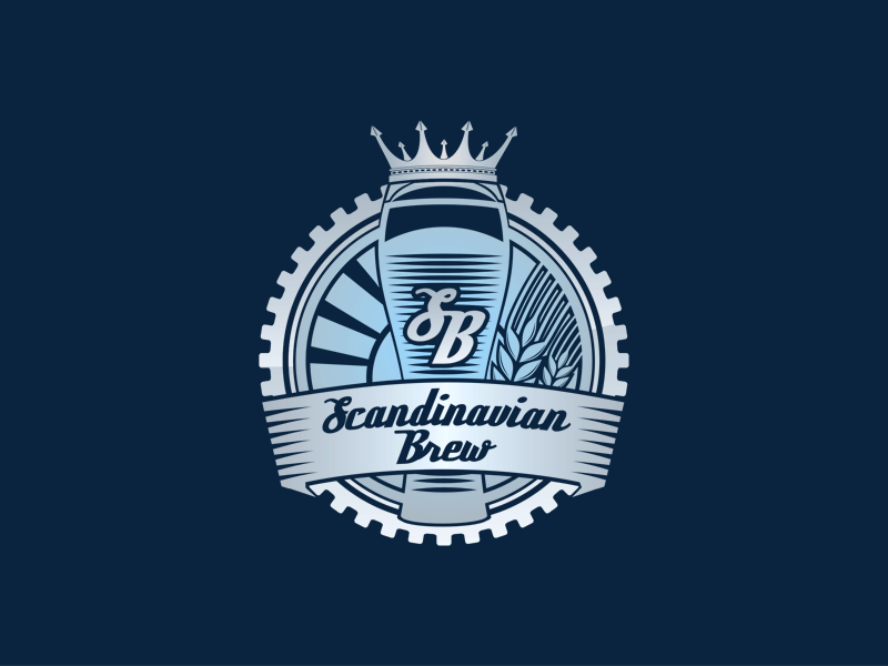 Logo Design by Hypergraph® for Scandinavian Brew AS | Design #3988185