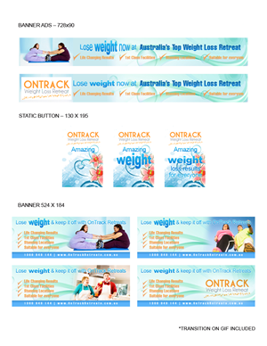 OnTrack Retreats Banner Advert Project | Banner-Design von disign