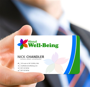 Business Card Design by ***strange*** for About Wellbeing | Design: #3899126