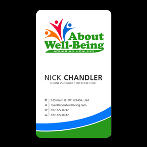 Business Card Design by ***strange*** for About Wellbeing | Design: #3913209