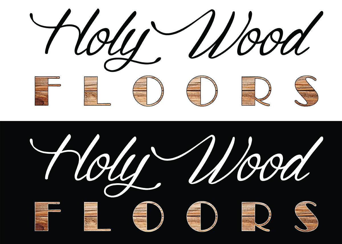 Logo Design by NLDesign for Holy Wood Floors Inc. | Design #3891663
