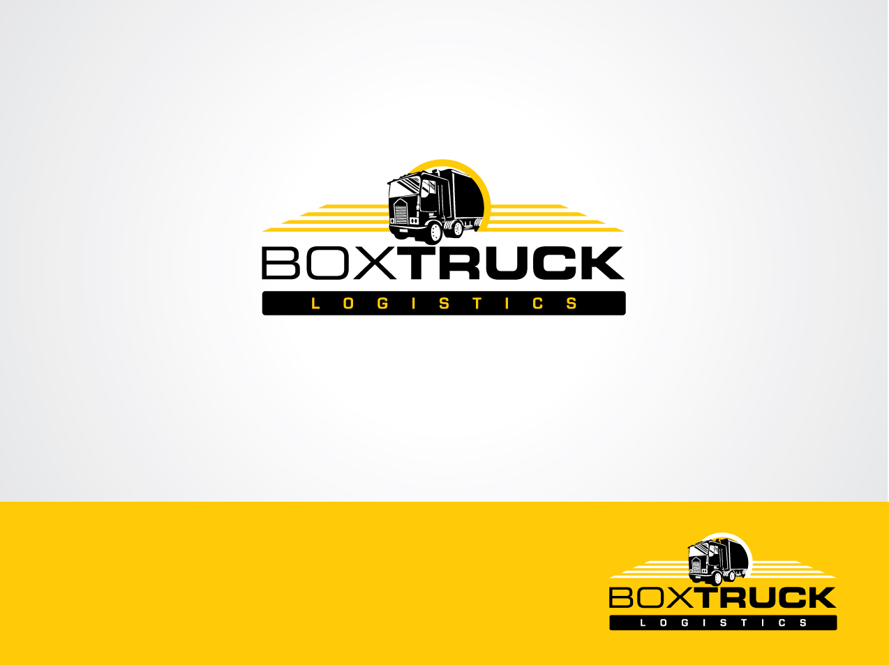 Logo Design by Squaredot for BOX TRUCK LOGISTICS | Design #4109526