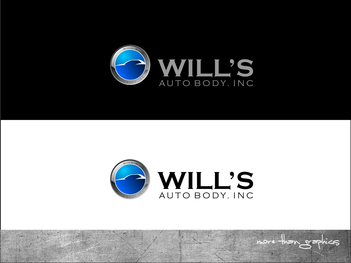 Graphic Design by vladst2004 for Will''s Auto Body, Inc. | Design #3911282