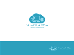 Virtual Work Office | Logo Design by Atvento Graphics
