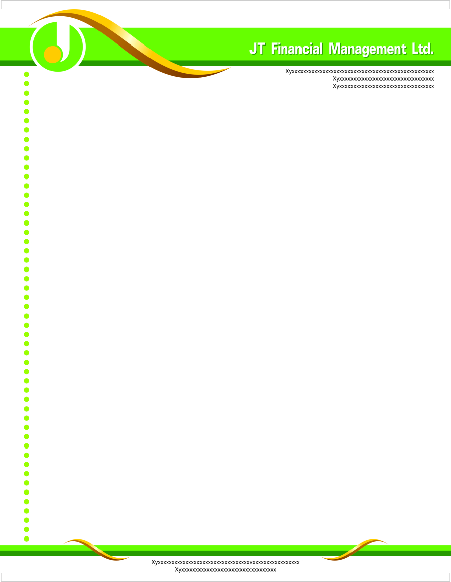 Letterhead Design by gkadvertisersgwl for JT Financial Management Ltd | Design #3948773