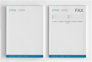 Diseño de Membrete por logodentity para JT Financial Management Ltd | Diseño: #3948727