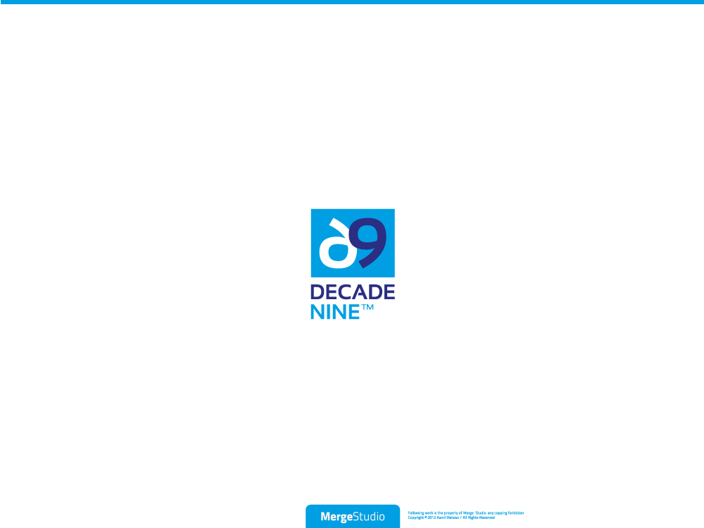 Logo Design by MergeStudio for Decade Nine | Design #1056027