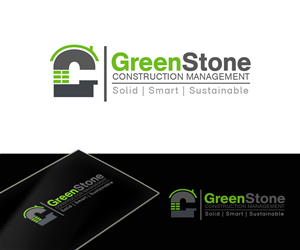 Logo Design by Pixi Dust for Greenstone Construction Management | Design: #3897371