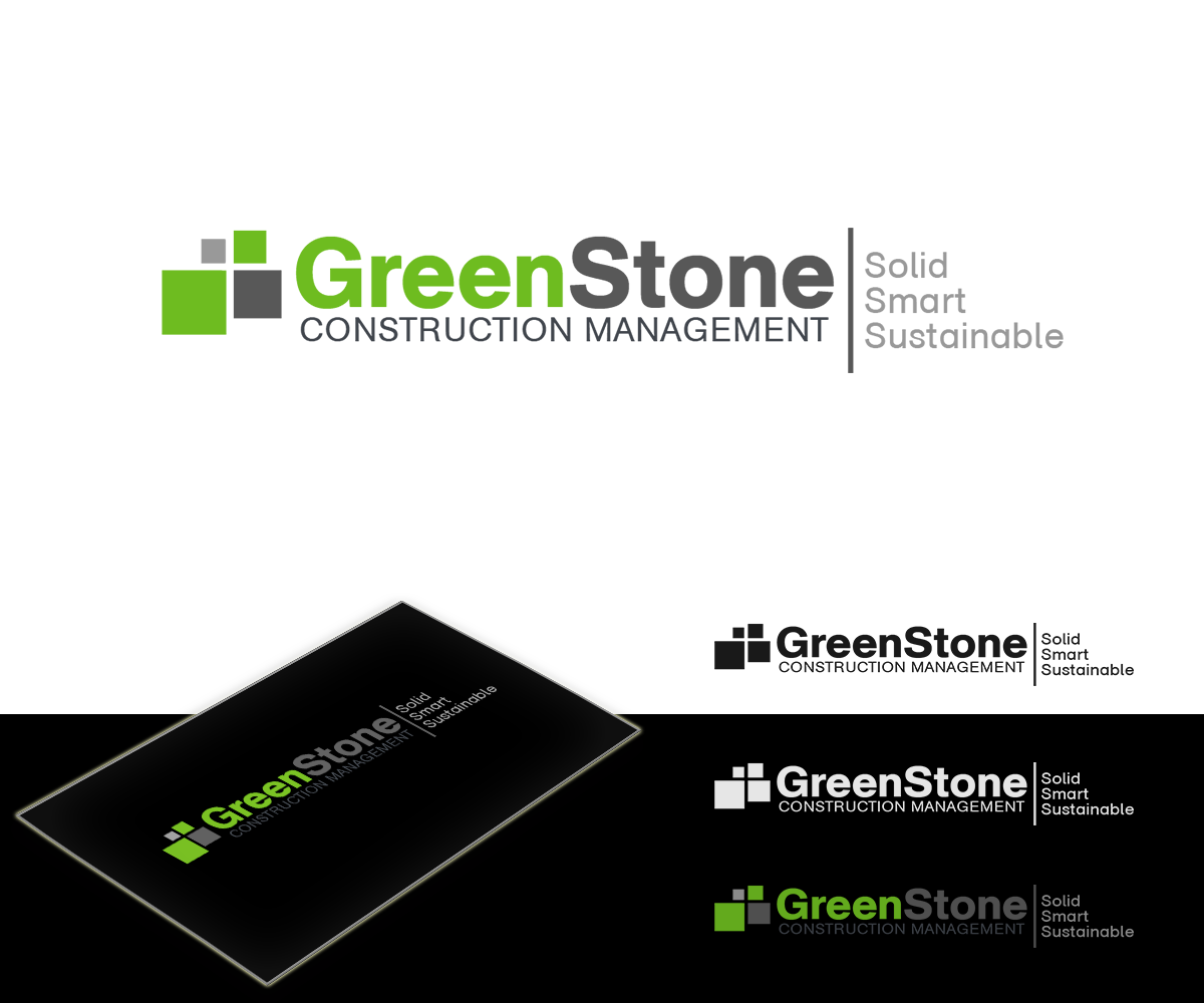 Diseño de Logo por Pixi Dust para Greenstone Construction Management | Diseño #3905014
