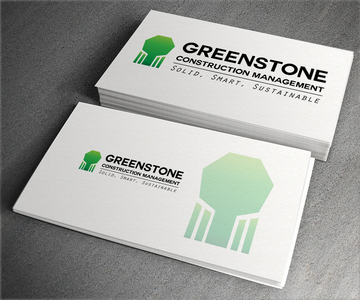 Logo Design by aglaronde23 for Greenstone Construction Management | Design #3913638