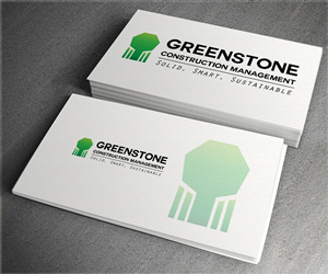 Diseño de Logo por aglaronde23 para Greenstone Construction Management | Diseño: #3913638