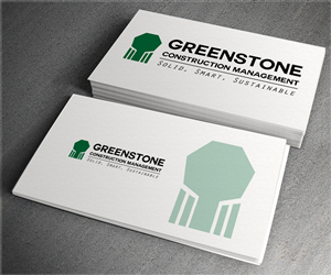 Diseño de Logo por aglaronde23 para Greenstone Construction Management | Diseño: #3913641