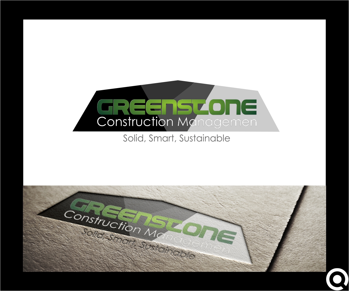 Logo Design by QuattroCreative for Greenstone Construction Management | Design #3903990