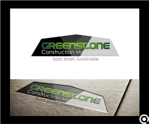 Diseño de Logo por QuattroCreative para Greenstone Construction Management | Diseño: #3903990