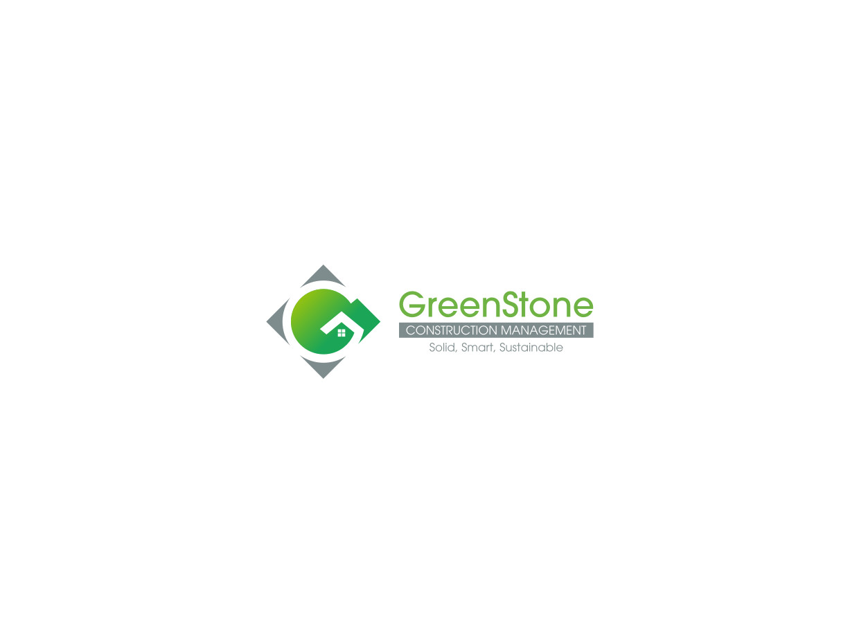 Logo Design by Atvento Graphics for Greenstone Construction Management | Design #3930356