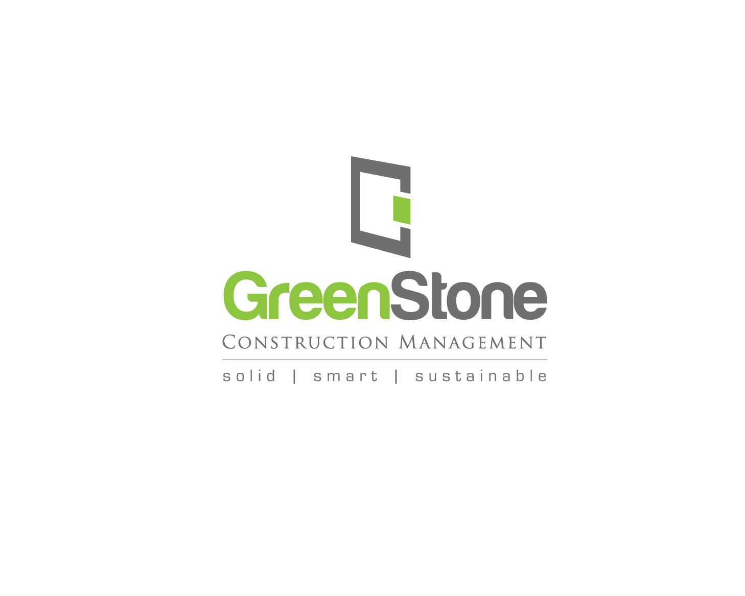 Logo Design by Pv_999 for Greenstone Construction Management | Design #3945147