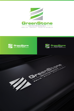Diseño de Logo por Niko Dola para Greenstone Construction Management | Diseño: #3897380