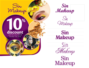 Sin Makeup  | Diseño de Postal por INGA DESIGN