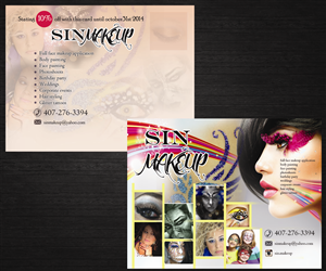 Diseño de Postal por uk para Sin Makeup  | Diseño #3970869
