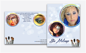 Postcard Design by frasia for Sin Makeup  | Design: #3956841