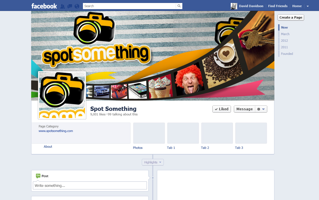 Facebook Design by WirePaper for this project | Design #1076420