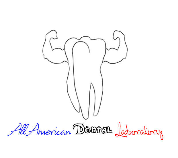 Logo Design by Animatron for all american dental lab | Design #3901469