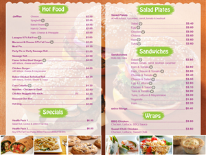 Menu Design by Parul for this project | Design: #1062436