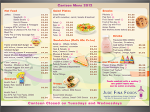 Menu Design by Meow Mix