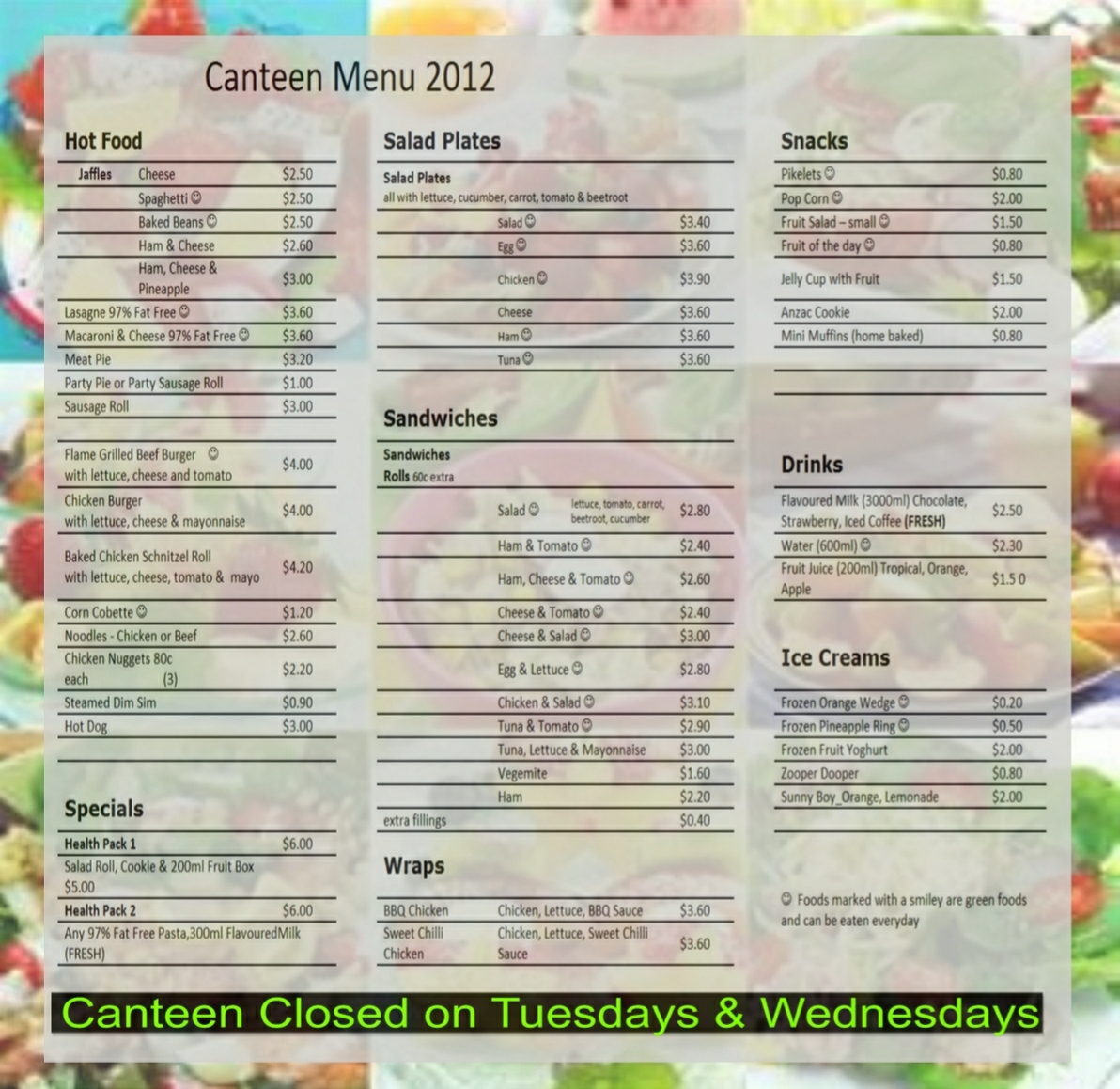 Menu Design by keith for this project | Design #1071499