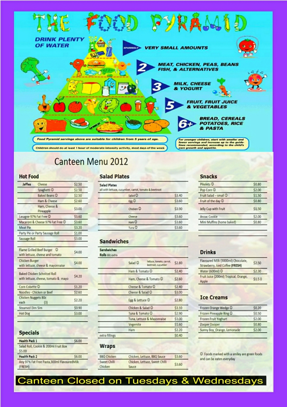 Menu Design by keith for this project | Design #1071520