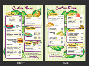 Menu Design by Designermilk for this project | Design: #1076758
