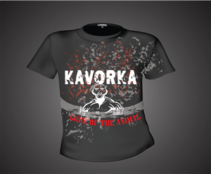 T-shirt Design by Dezign by Elite for KAVORKA  | Design: #3947635