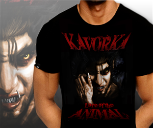 T-shirt Design by BJY for KAVORKA  | Design: #4001695