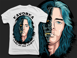 T-shirt Design by dan-D-dan for KAVORKA  | Design: #3961346
