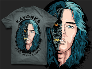 T-shirt Design by dan-D-dan for KAVORKA  | Design: #3961384