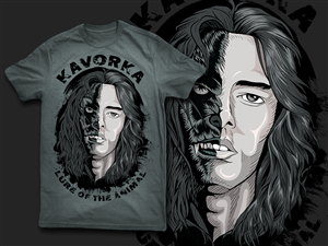 T-shirt Design by dan-D-dan for KAVORKA  | Design: #3975894