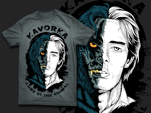T-shirt Design by dan-D-dan for KAVORKA  | Design: #3975985