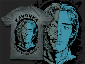 T-shirt Design by dan-D-dan for KAVORKA  | Design: #3976010