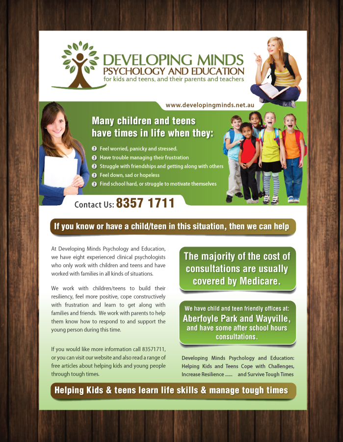 Design de Flyer par meet007 pour Innovate Psychology and Education | Design #3907947