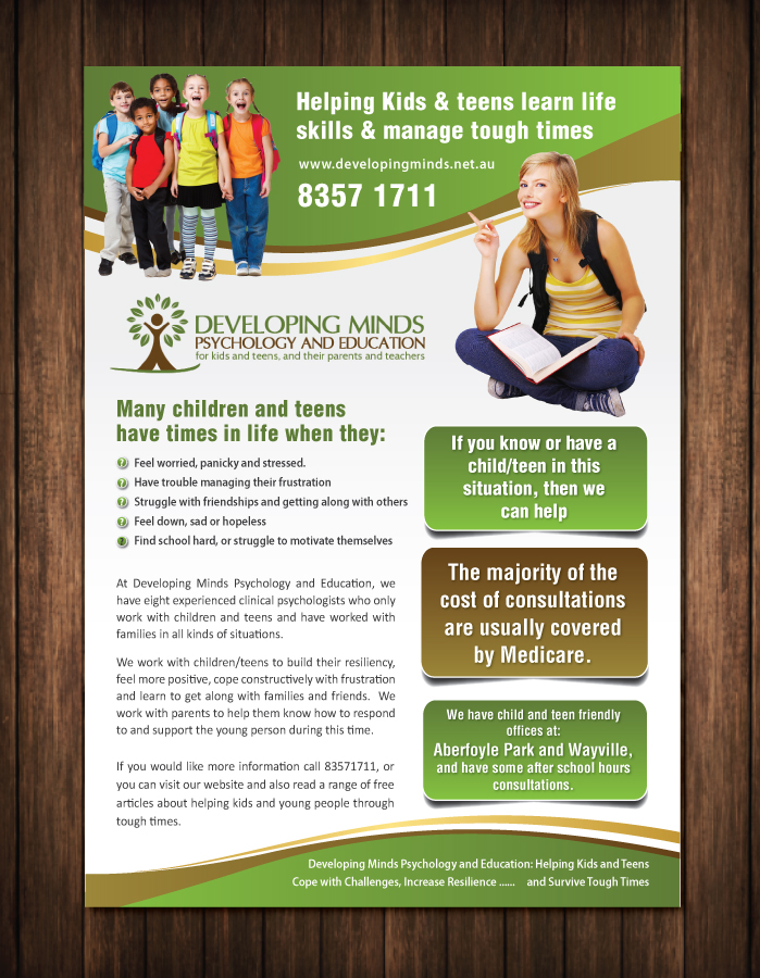 Design de Flyer par meet007 pour Innovate Psychology and Education | Design #3908009