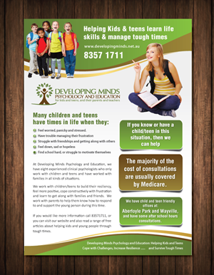 Flyer Design by meet007 for Innovate Psychology and Education | Design: #3908009